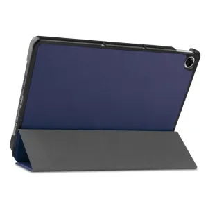 LEATHER Zaklápací obal Realme Pad tmavomodrý