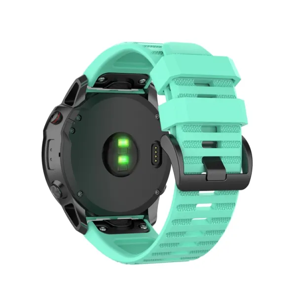 SILICONE Remienok Garmin Fenix 3 / 3HR / 5X / 5 Plus / 6X / 6X Pro zelený