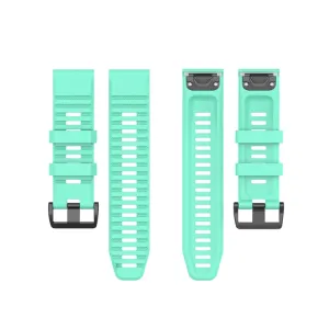 SILICONE Remienok Garmin Fenix 3 / 3HR / 5X / 5 Plus / 6X / 6X Pro zelený