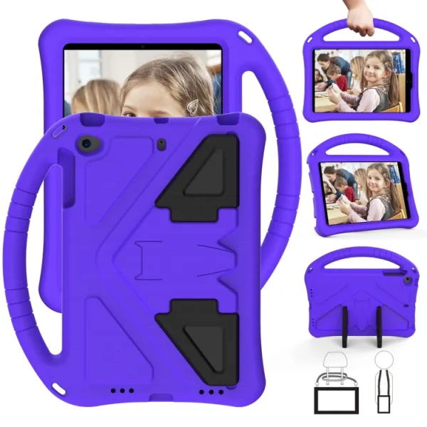 KIDDO Detský obal Apple iPad Mini 5 2019 / iPad Mini 4 / 3 / 2 / 1 fialový