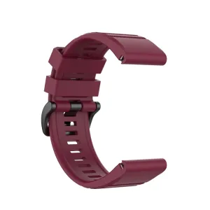 SILICONE Remienok Garmin Fenix 3 / 3HR / 5X / 5 Plus / 6X / 6X Pro bordová