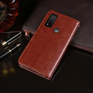 IDEWEI Peňaženkový kryt TCL 20R 5G biely