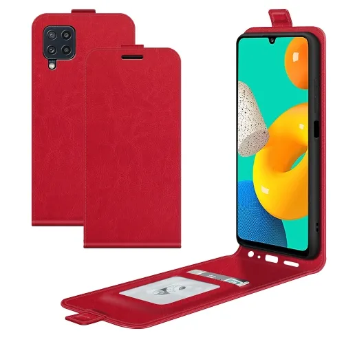 Vyklápacie puzdro Samsung Galaxy M32 červené