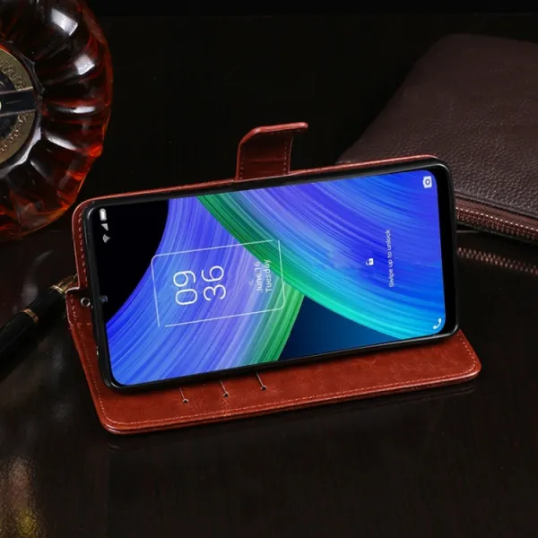 IDEWEI Peňaženkový kryt TCL 20R 5G biely