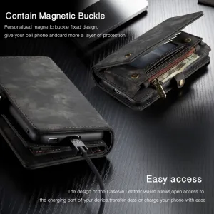 WALLET Ochranný kryt s peňaženkou 2v1 pre Samsung Galaxy S21 Plus 5G čierny