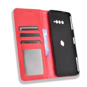 BUSINESS Peňaženkový kryt pre Xiaomi Black Shark 4 červený