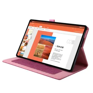 FABRIC Zaklápací obal pre Realme Pad ružový