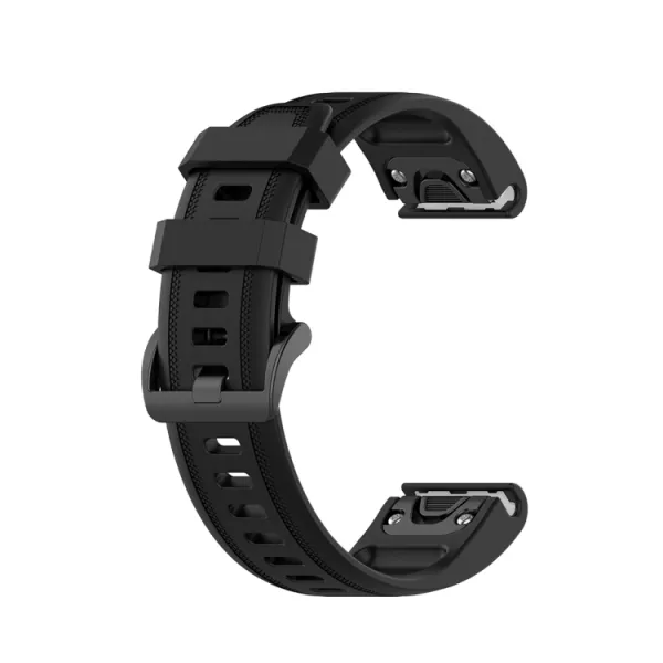 SILICONE Remienok Garmin Fenix 6S / 6S Pro / 6S Sapphire čierny