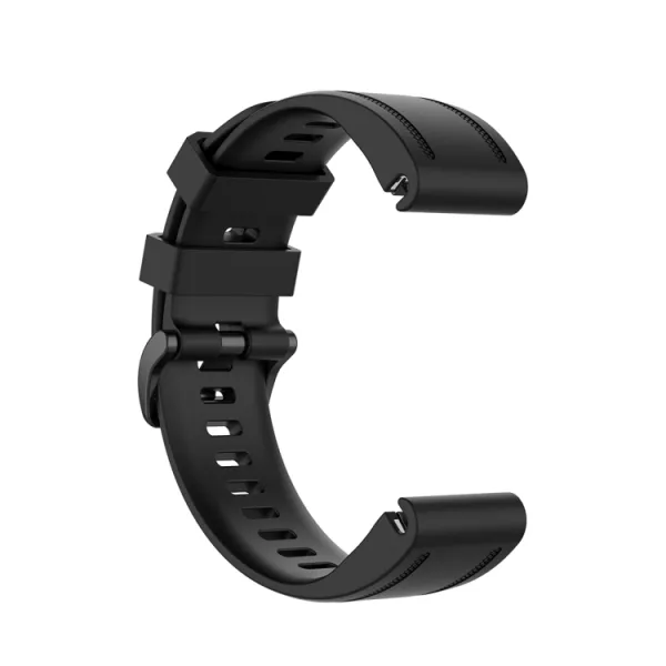 SILICONE Remienok Garmin Fenix 6S / 6S Pro / 6S Sapphire čierny