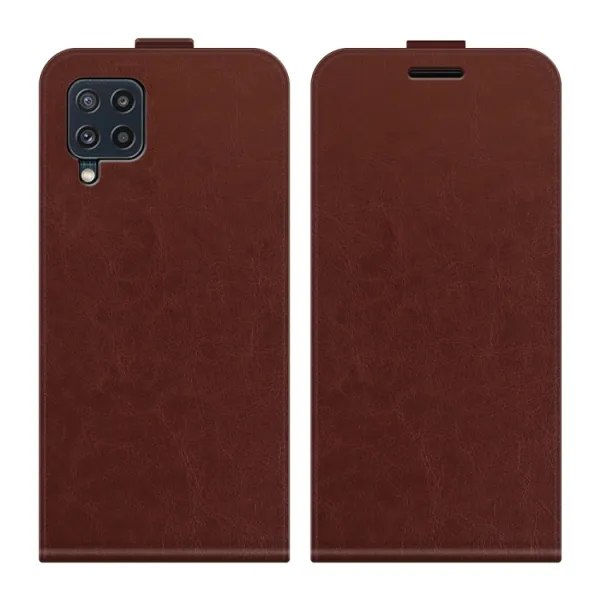 Vyklápacie puzdro Samsung Galaxy M32 hnedé