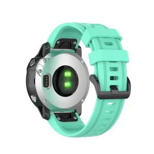 SILICONE Remienok Garmin Fenix 6S / 6S Pro / 6S Sapphire svetlozelený