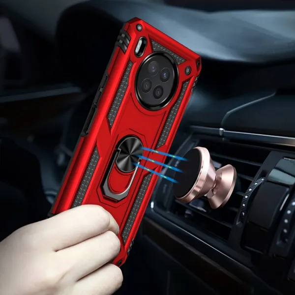 RING Ochranný obal pre Honor 50 Lite / Huawei Nova 8i červený