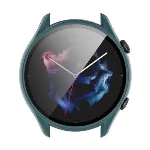 Obal s tvrdeným sklom pre Amazfit GTR 3 / GTR 3 Pro zelený