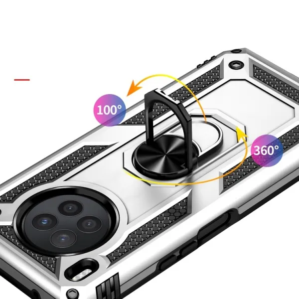RING Ochranný obal pre Honor 50 Lite / Huawei Nova 8i strieborný