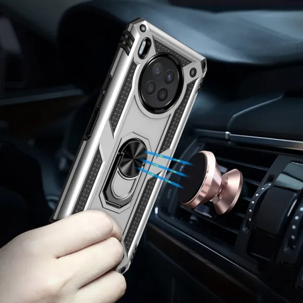 RING Ochranný obal pre Honor 50 Lite / Huawei Nova 8i strieborný