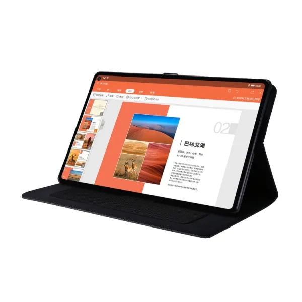 FABRIC Zaklápací obal pre Realme Pad čierny