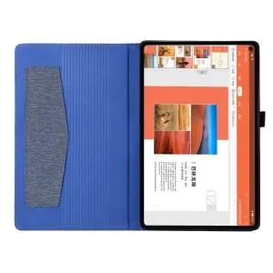 FABRIC Zaklápací obal pre Realme Pad modrý