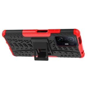 STAND Extra odolný obal Xiaomi 11T / 11T Pro červený