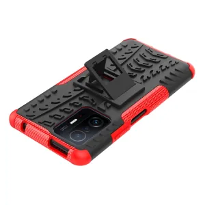 STAND Extra odolný obal Xiaomi 11T / 11T Pro červený
