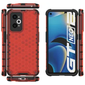 HONEYCOMB Ochranný kryt Realme GT Neo2 5G červený
