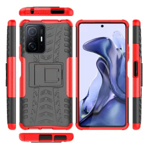 STAND Extra odolný obal Xiaomi 11T / 11T Pro červený