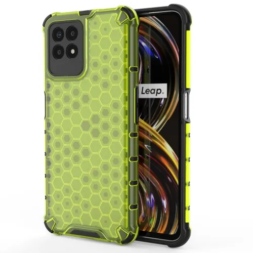 HONEYCOMB Ochranný kryt Realme 8i zelený