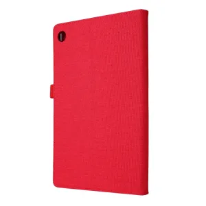 FABRIC Zaklápací obal pre Realme Pad červený