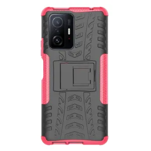 STAND Extra odolný obal Xiaomi 11T / 11T Pro ružový