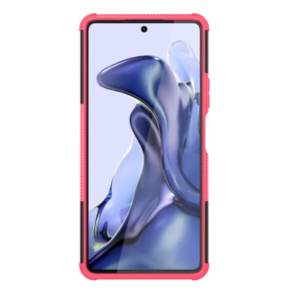 STAND Extra odolný obal Xiaomi 11T / 11T Pro ružový