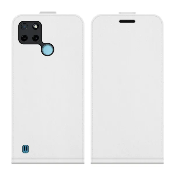 Vyklápacie puzdro Realme C21Y / C25Y biele