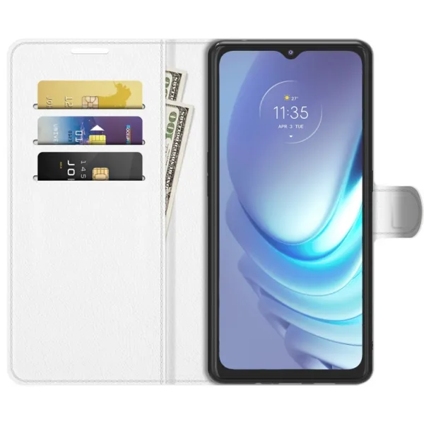 LITCHI Ochranný kryt pre Motorola Moto G50 biely