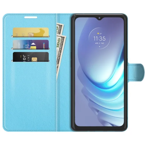 LITCHI Ochranný kryt pre Motorola Moto G50 modrý