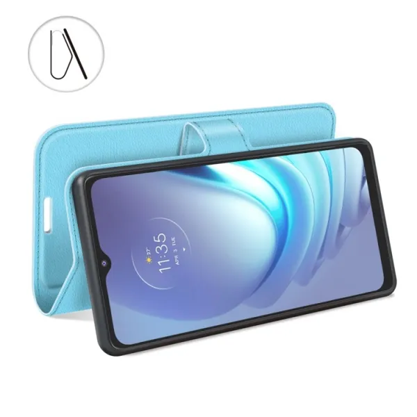 LITCHI Ochranný kryt pre Motorola Moto G50 modrý