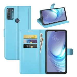 LITCHI Ochranný kryt pre Motorola Moto G50 modrý