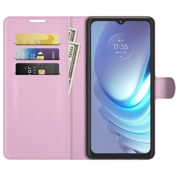 LITCHI Ochranný kryt pre Motorola Moto G50 ružový