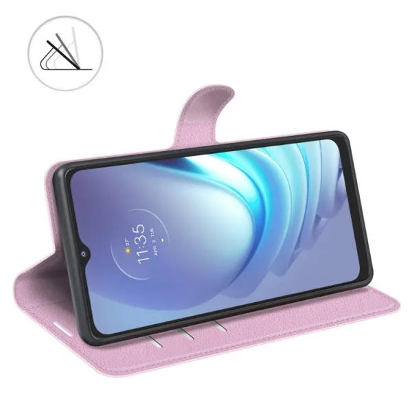 LITCHI Ochranný kryt pre Motorola Moto G50 ružový