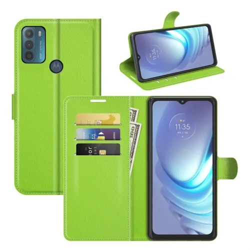 LITCHI Ochranný kryt pre Motorola Moto G50 zelený