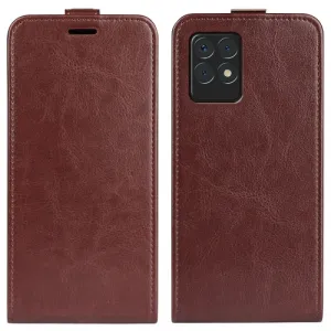 Vyklápacie puzdro Realme 8i hnedé