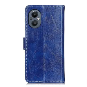 RETRO Peňaženkový obal OnePlus Nord N20 5G modrý