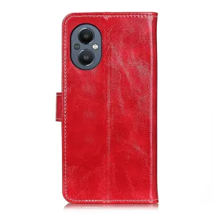 RETRO Peňaženkový obal OnePlus Nord N20 5G červený