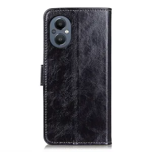RETRO Peňaženkový obal OnePlus Nord N20 5G čierny