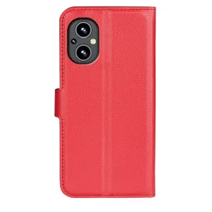 LITCHI Ochranný kryt pre OnePlus Nord N20 5G červený