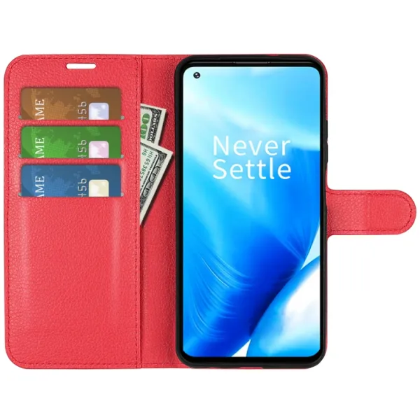 LITCHI Ochranný kryt pre OnePlus Nord N20 5G červený