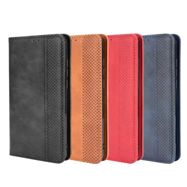 BUSINESS Peňaženkový kryt pre Cubot Note 20 / Note 20 Pro červený