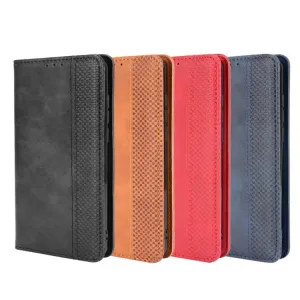 BUSINESS Peňaženkový kryt pre Cubot Note 20 / Note 20 Pro červený