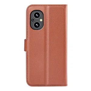 LITCHI Ochranný kryt pre OnePlus Nord N20 5G hnedý