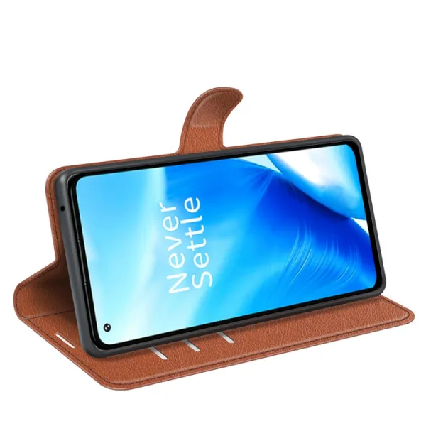 LITCHI Ochranný kryt pre OnePlus Nord N20 5G hnedý
