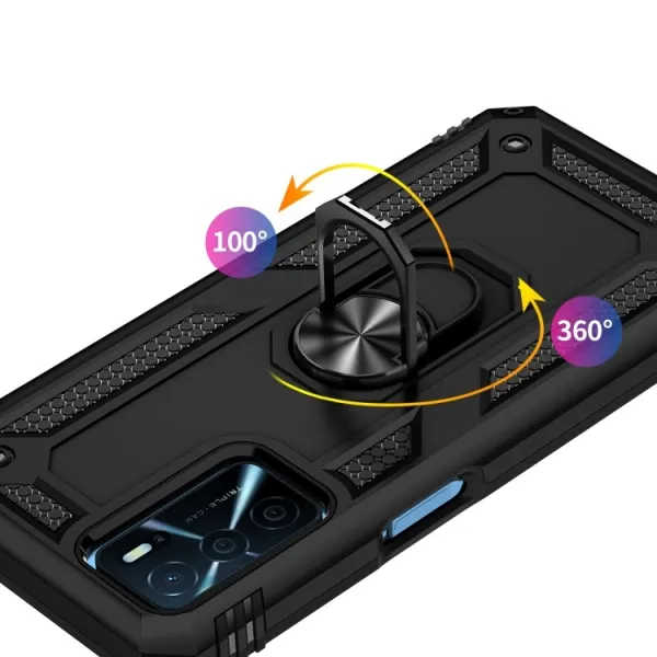 RING Ochranný obal pre Oppo A16 / A16s čierny