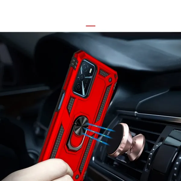RING Ochranný obal pre Oppo A16 / A16s červený
