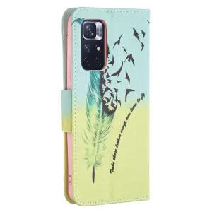 ART Peňaženkový kryt Xiaomi Poco M4 Pro 5G / Redmi Note 11S 5G FEATHER